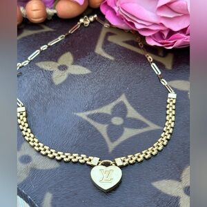 (SOLD )Custom made 14k real gold necklace